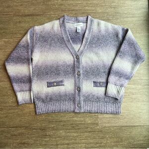 Jewel Button Gradient Sweater